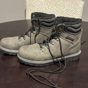Lugz Men's Charcoal Lace-Up Boots